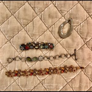 Bracelets and one charm